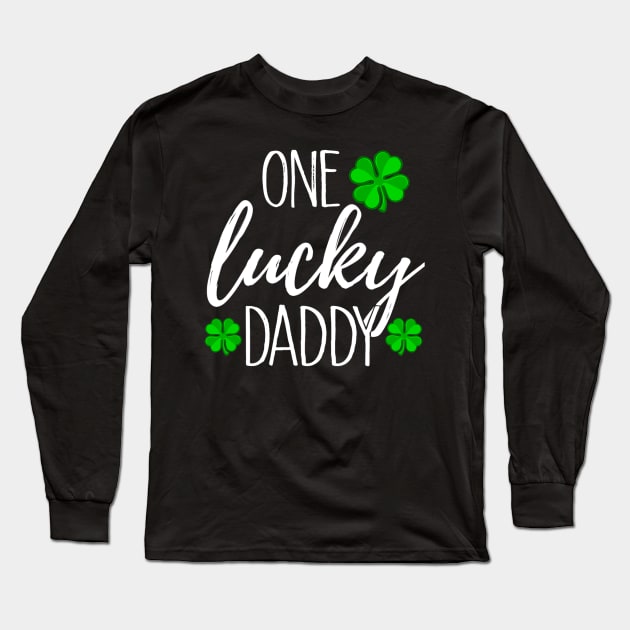 One Lucky Dad Matching Long Sleeve T-Shirt by cloutmantahnee